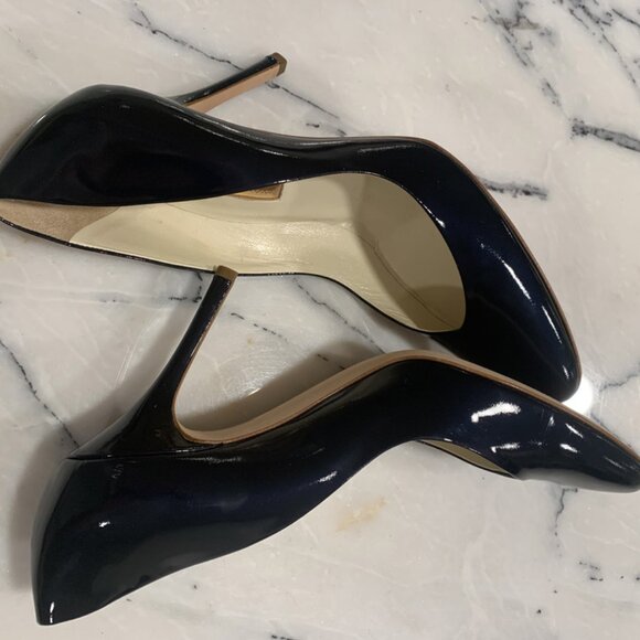 Rupert Sanderson Navy Patent Heels - New in Box - Picture 6 of 8